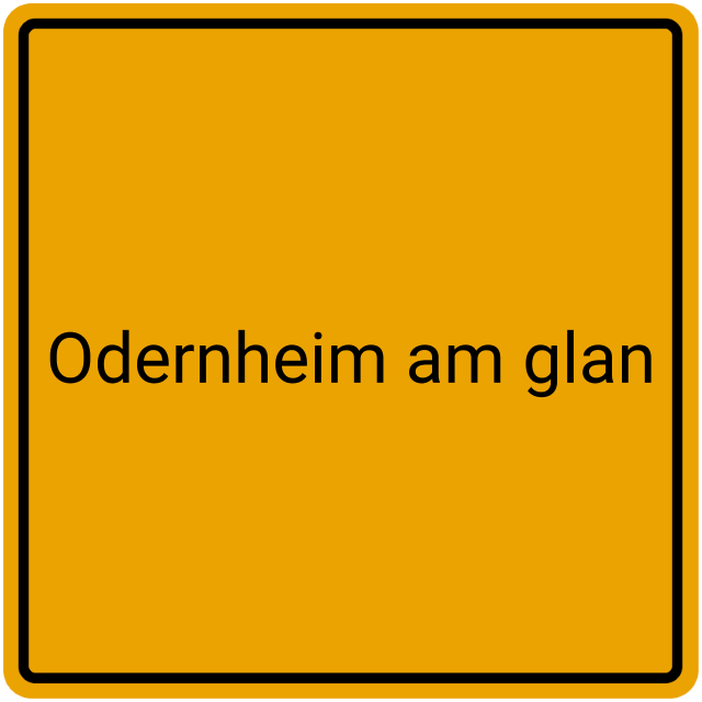 Meldebestätigung Odernheim am Glan